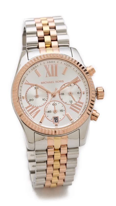 michael kors lexington triology watch|Michael Kors lexington watch women.